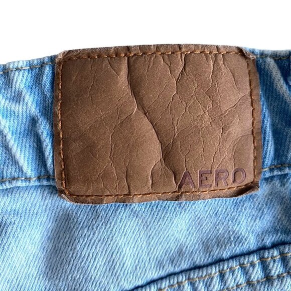 Aeropostale High-Rise Button Fly Denim Mom Shorts Sz 2 NWT Retro 90's Boho - Picture 10 of 14